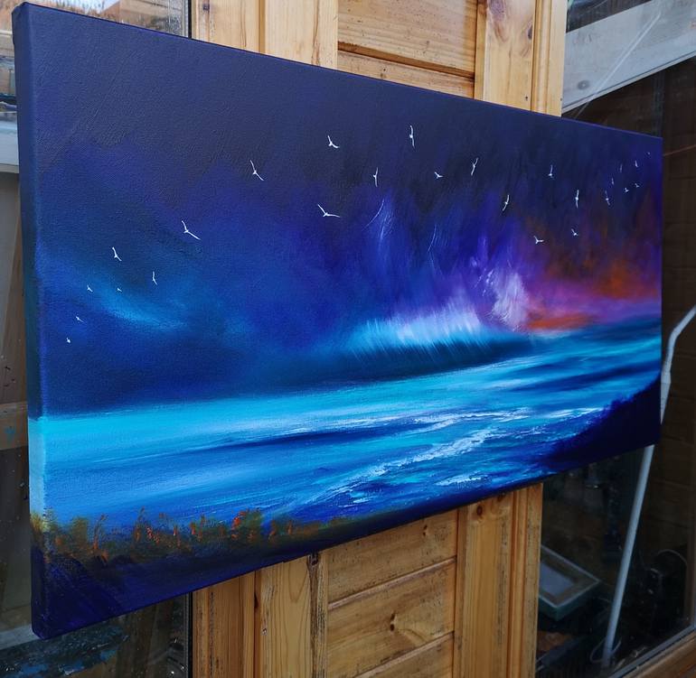 Original Seascape Painting by Mel Graham