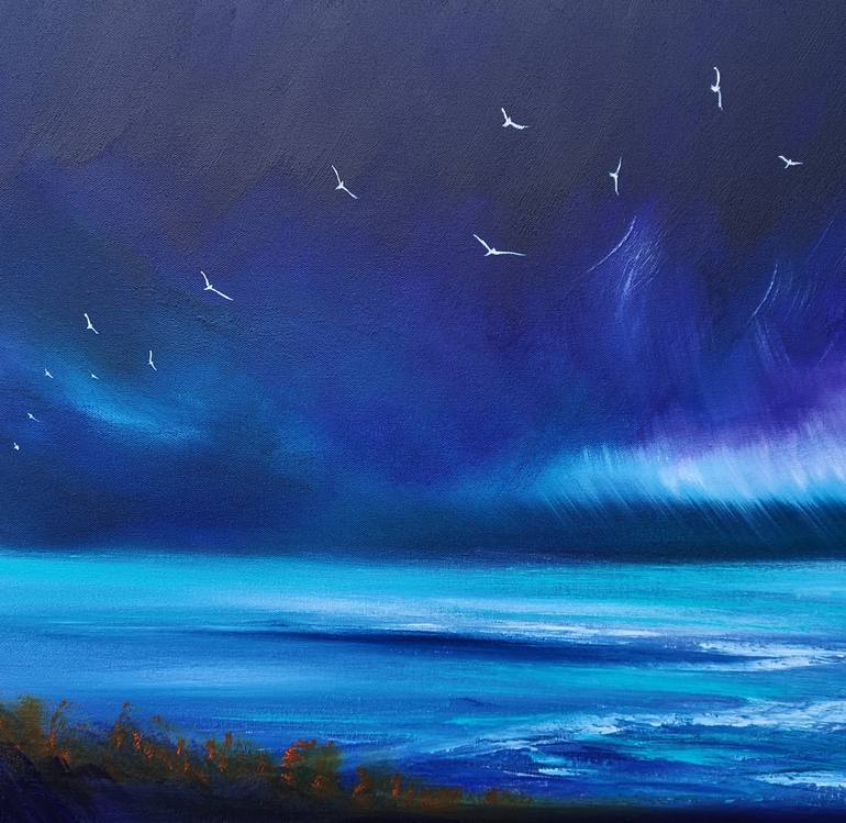 Original Seascape Painting by Mel Graham