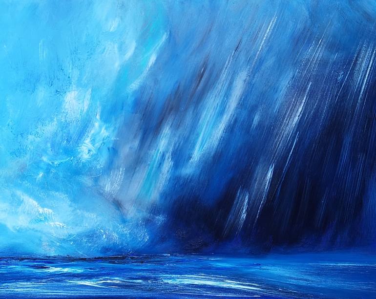 Original Fine Art Seascape Painting by Mel Graham