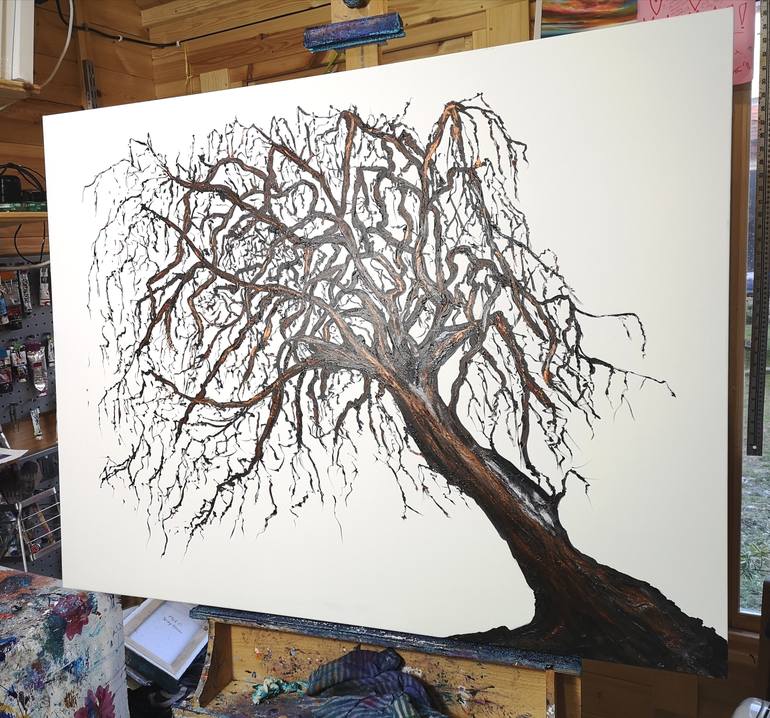 Original Tree Painting by Mel Graham