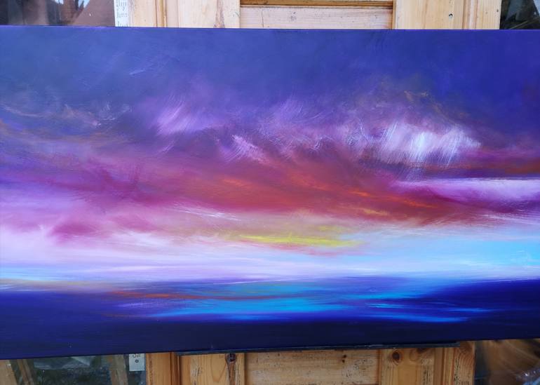 Original Impressionism Seascape Painting by Mel Graham