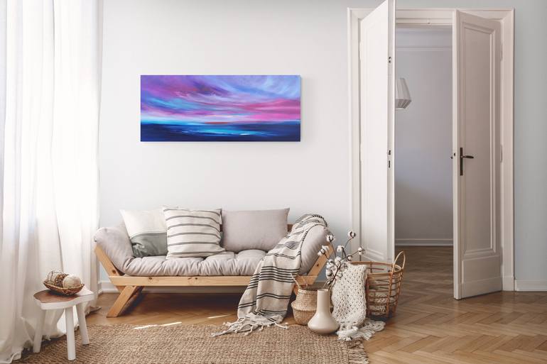 Original Impressionism Seascape Painting by Mel Graham