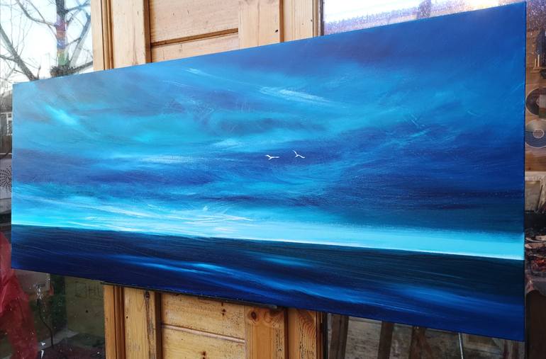 Original Seascape Painting by Mel Graham