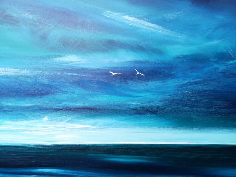 Original Seascape Painting by Mel Graham