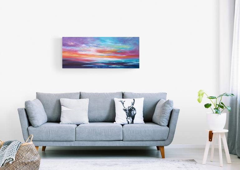 Original Impressionism Seascape Painting by Mel Graham