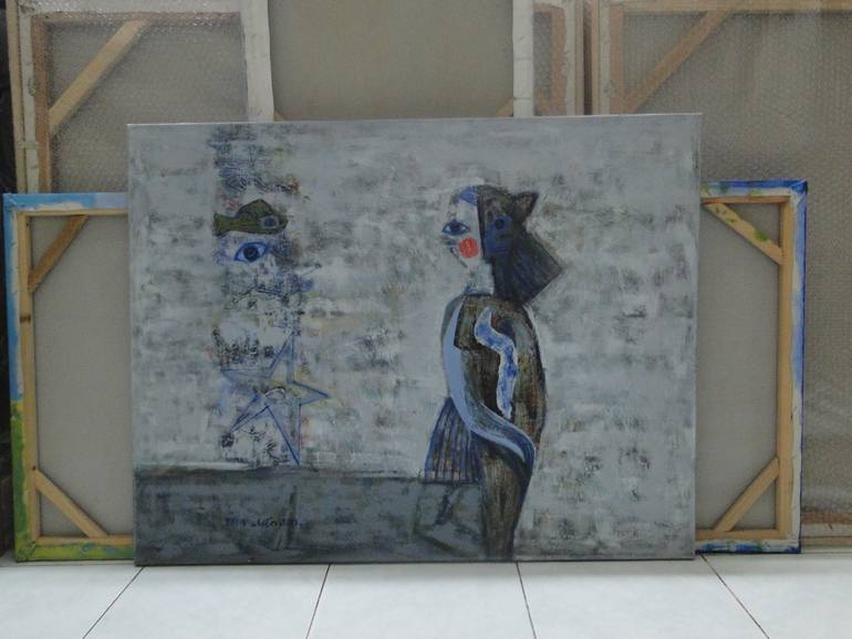 Original Impressionism Women Painting by Nguyen Dinh Hien