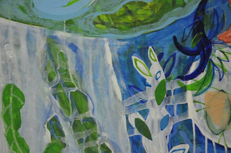 Original Impressionism Floral Painting by Nguyen Dinh Hien