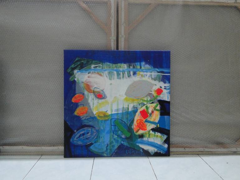 Original Abstract Nature Painting by Nguyen Dinh Hien