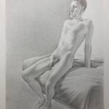 Silverpoint study by Les Satinover