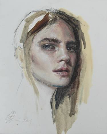 Original Portrait Painting by Annalisa Avancini
