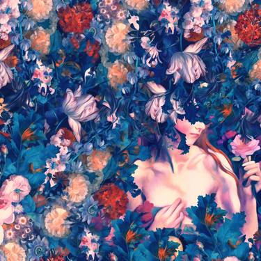 Print of Surrealism Floral Printmaking by Patrick Gonzales