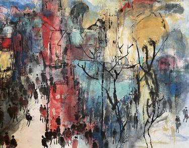 Original Conceptual Landscape Paintings by Yellon Ran Huang  Arws