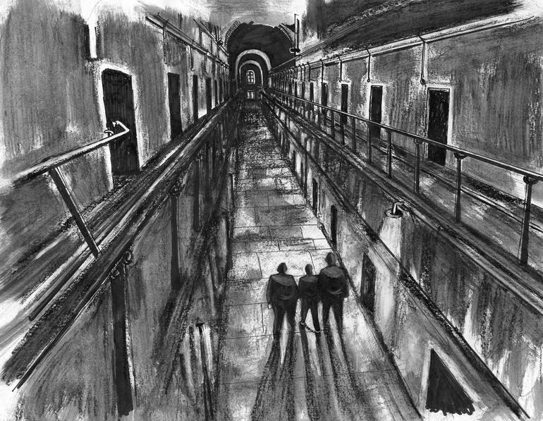 prison drawing