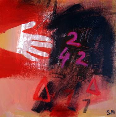 Original Abstract Expressionism Fantasy Paintings by Svend Bruun