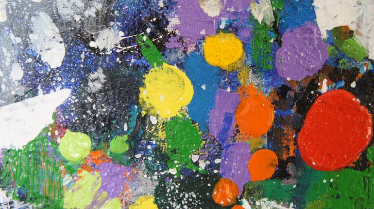Original Abstract Expressionism Abstract Painting by Changsoon Oh