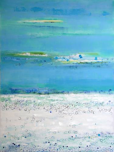 Original Abstract Beach Paintings by Changsoon Oh