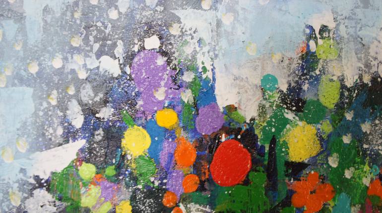 Original Abstract Expressionism Abstract Painting by Changsoon Oh