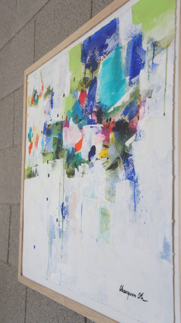 Original Abstract Painting by Changsoon Oh