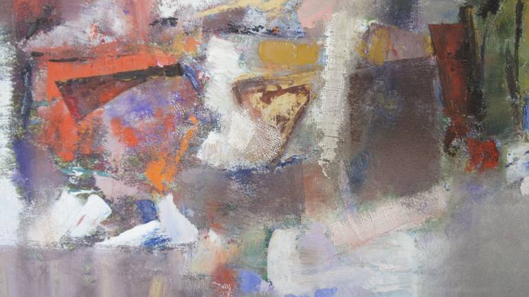 Original Abstract Expressionism Abstract Painting by Changsoon Oh