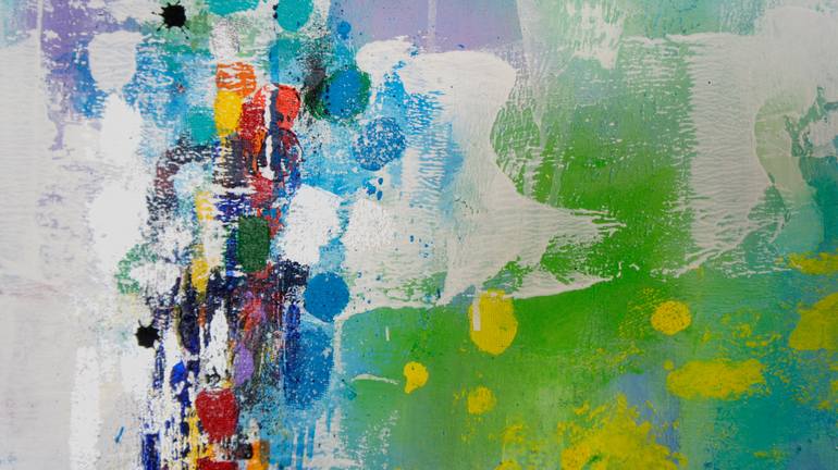 Original Abstract Expressionism Abstract Painting by Changsoon Oh