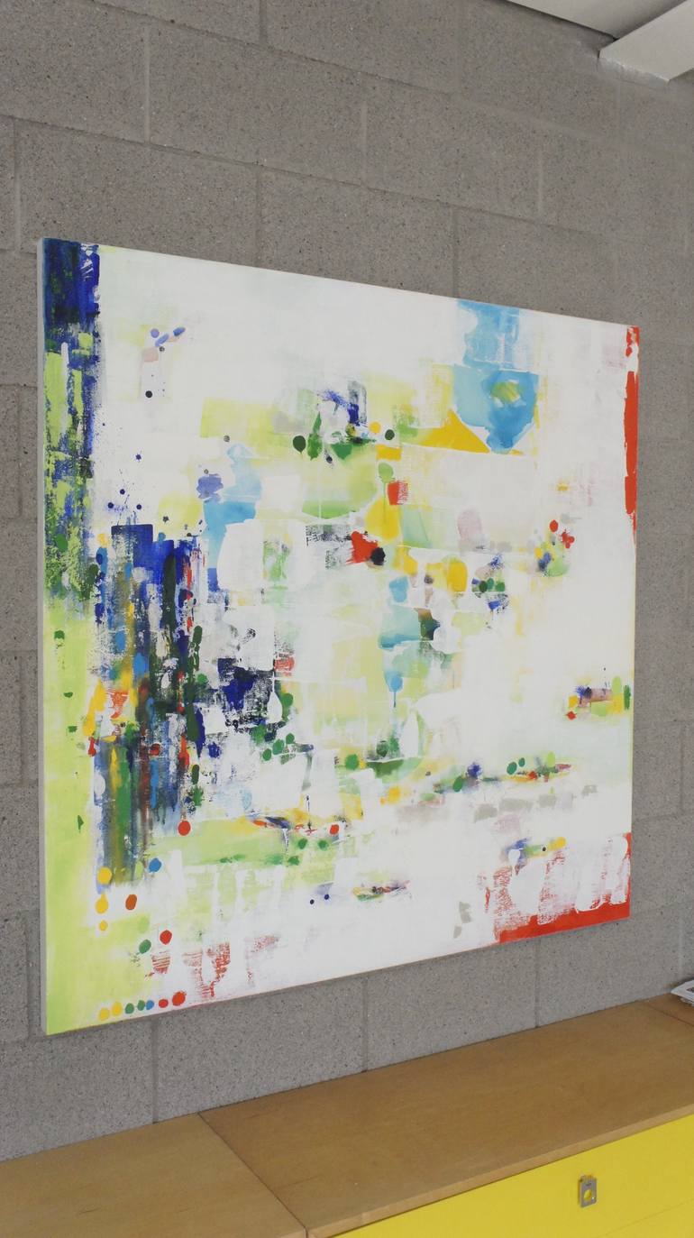 Original Abstract Expressionism Abstract Painting by Changsoon Oh
