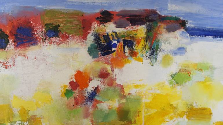 Original Abstract Expressionism Abstract Painting by Changsoon Oh