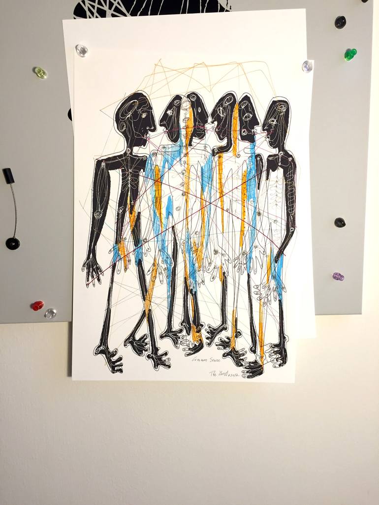 Original People Painting by The Morst
