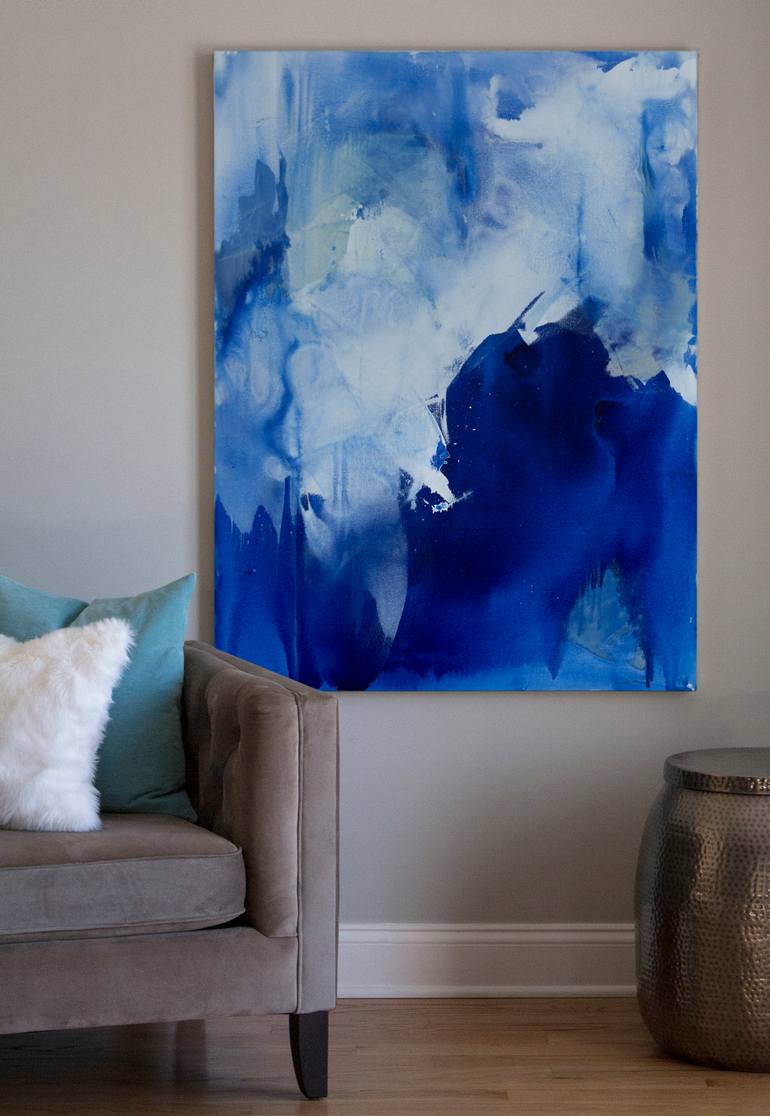 Original Abstract Expressionism Abstract Painting by Julia Contacessi