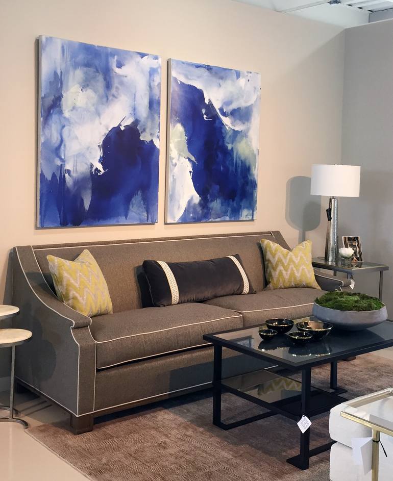 Original Abstract Expressionism Abstract Painting by Julia Contacessi