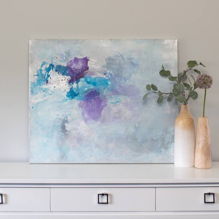 Original Fine Art Abstract Painting by Julia Contacessi