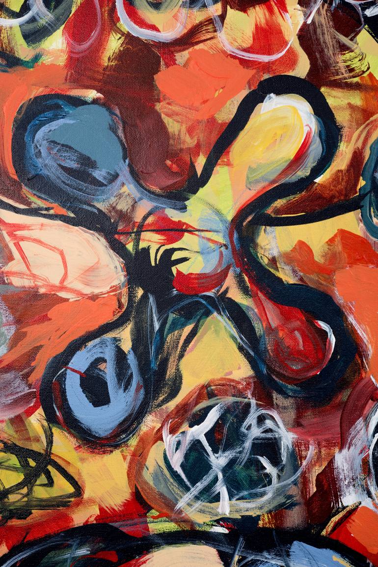 Original Contemporary Abstract Painting by Norm Yip