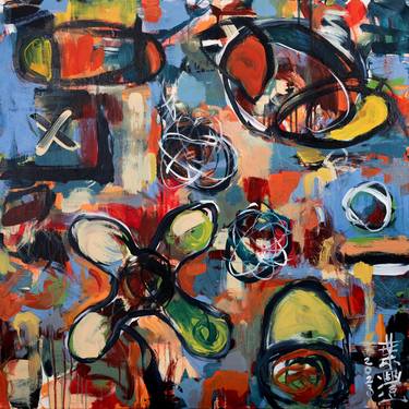 Original Contemporary Abstract Painting by Norm Yip
