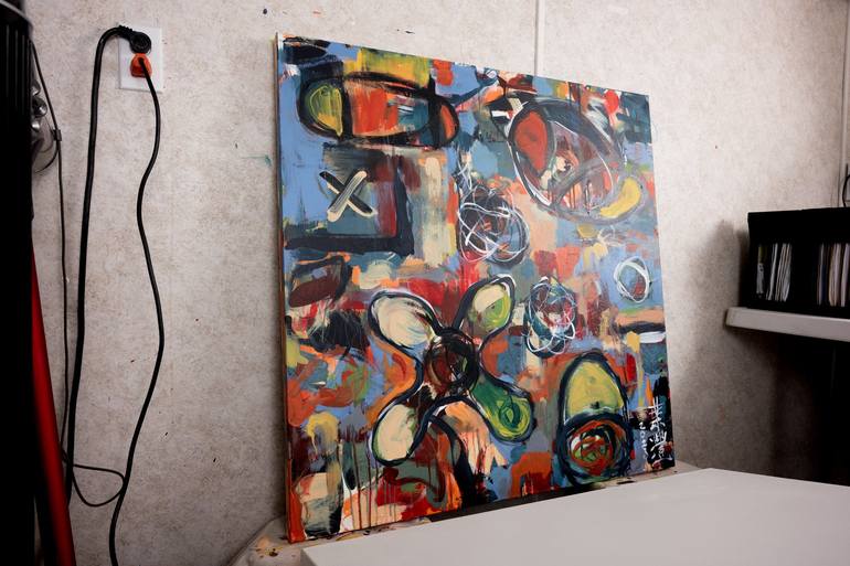 Original Abstract Painting by Norm Yip