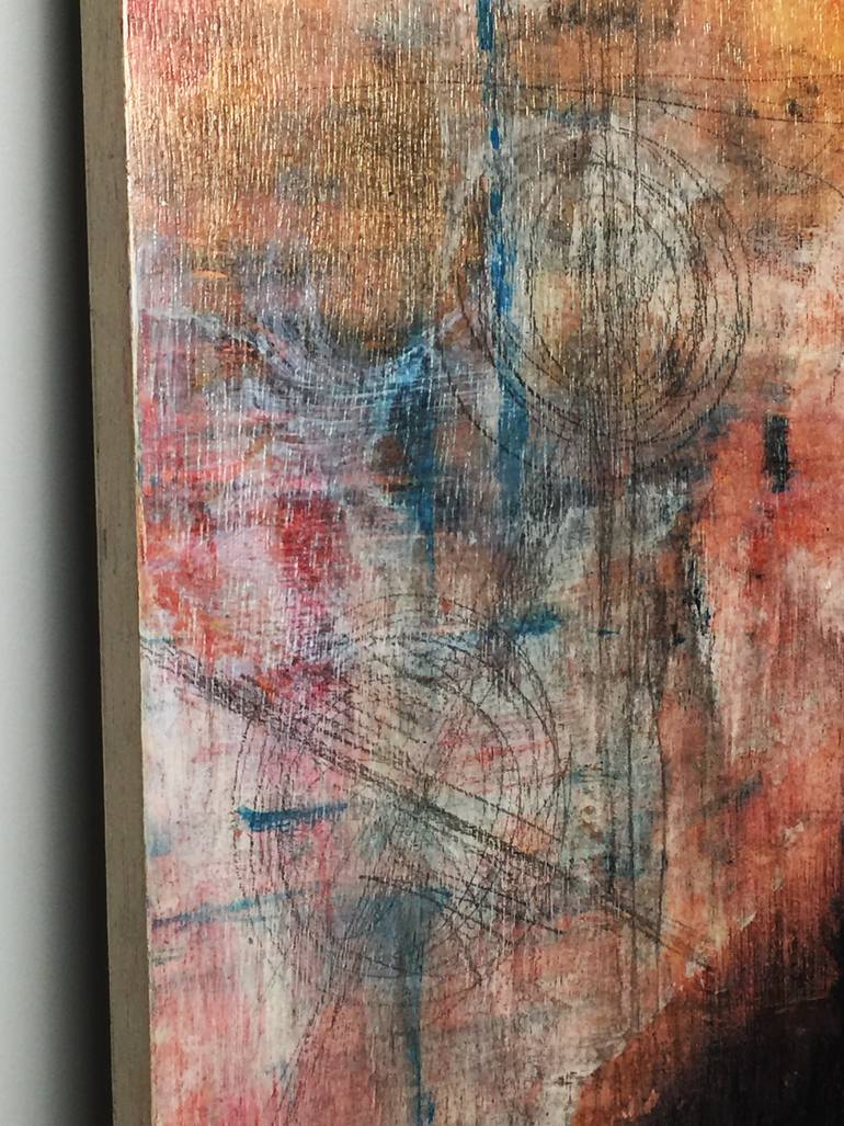 Original Abstract Expressionism Men Mixed Media by Norm Yip