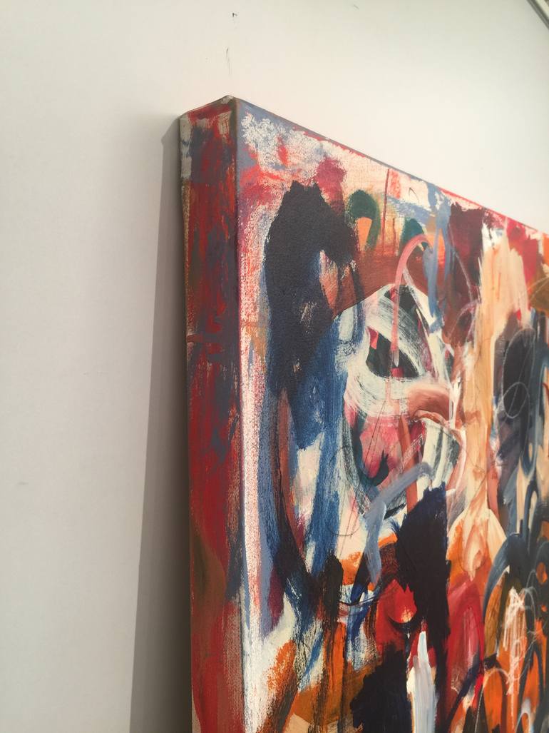Original Abstract Expressionism Abstract Painting by Norm Yip