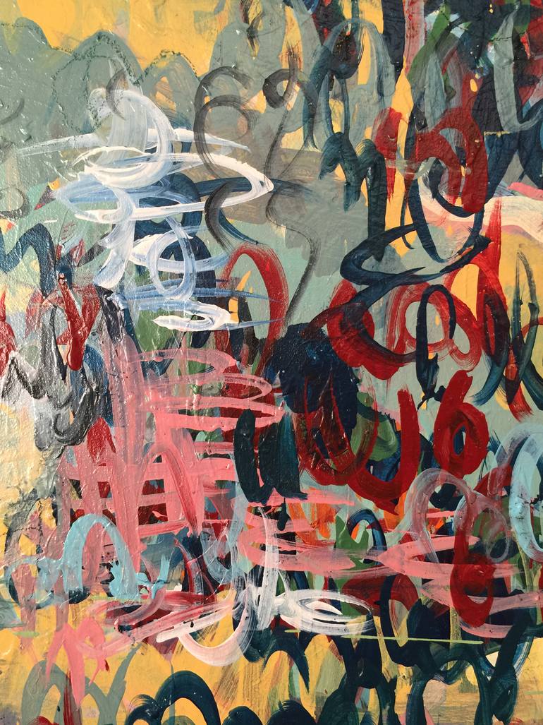 Original Abstract Landscape Painting by Norm Yip