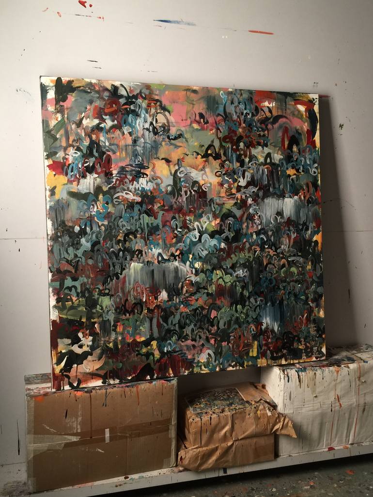 Original Abstract Painting by Norm Yip