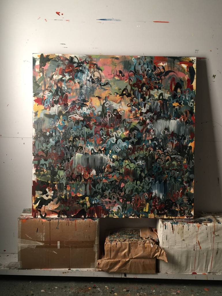 Original Abstract Painting by Norm Yip