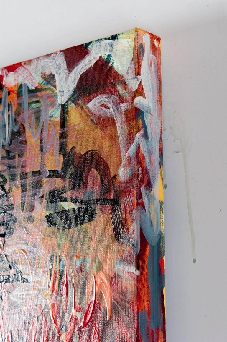 Original Abstract Expressionism Abstract Painting by Norm Yip