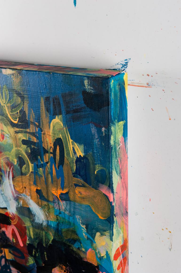 Original Pop Art Abstract Painting by Norm Yip