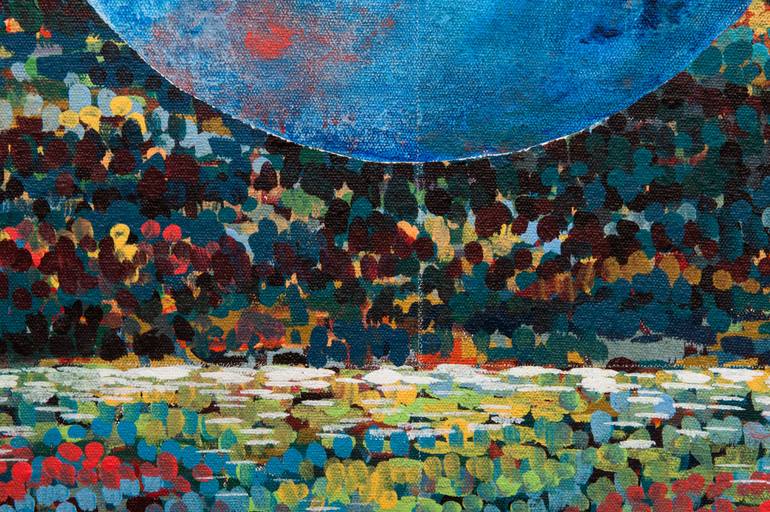 Original Abstract Landscape Painting by Norm Yip