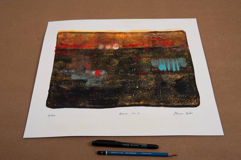 Original Abstract Landscape Painting by Norm Yip