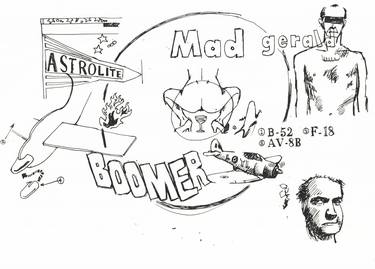 Original Popular culture Drawings by Matt Carless