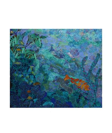 Print of Surrealism Fish Collage by Kathleen Madigan