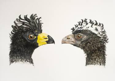 Original Figurative Animal Paintings by Alan S Skyrme