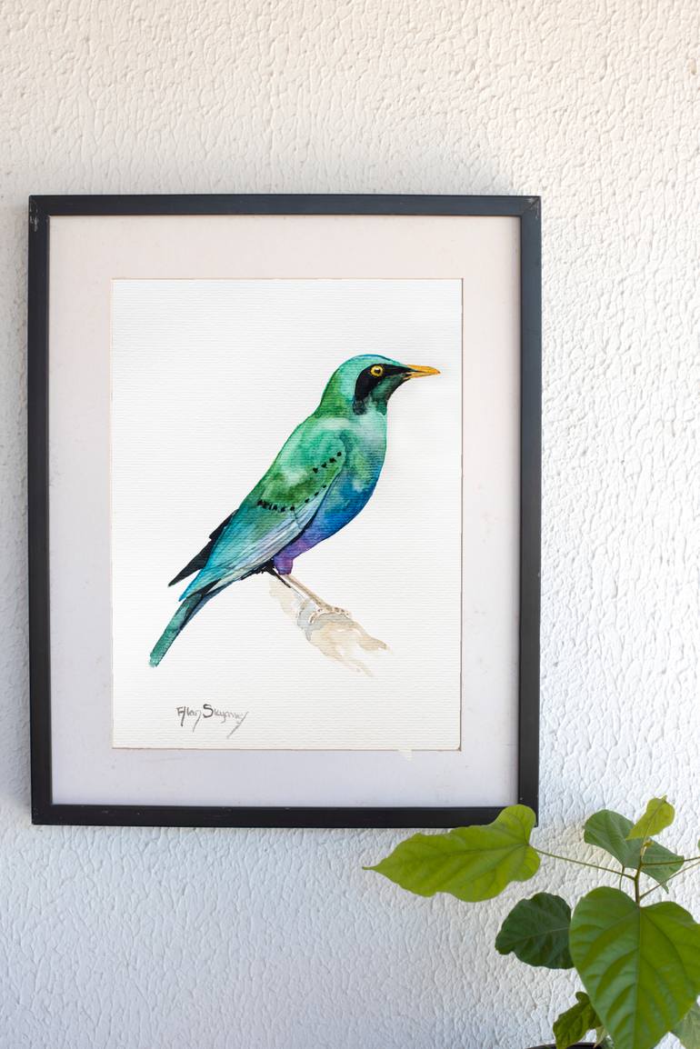 Original Figurative Animal Painting by Alan S Skyrme