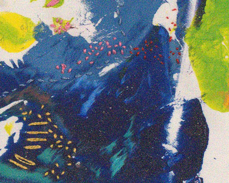 Original Abstract Expressionism Abstract Mixed Media by Gabriele Maurus