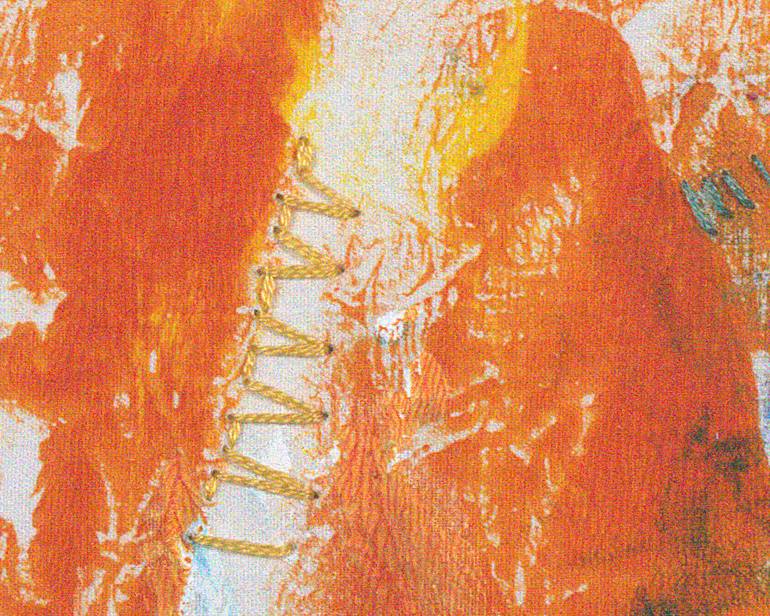 Original Abstract Expressionism Abstract Mixed Media by Gabriele Maurus