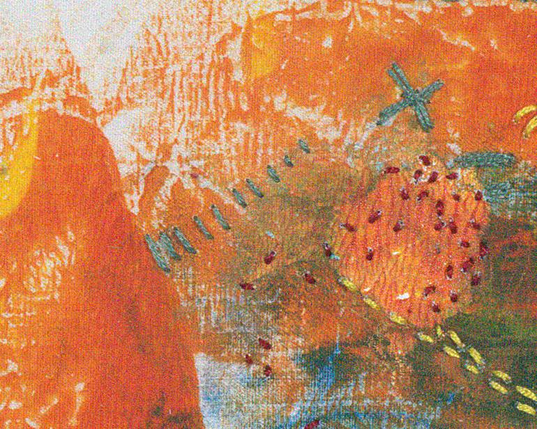 Original Abstract Expressionism Abstract Mixed Media by Gabriele Maurus