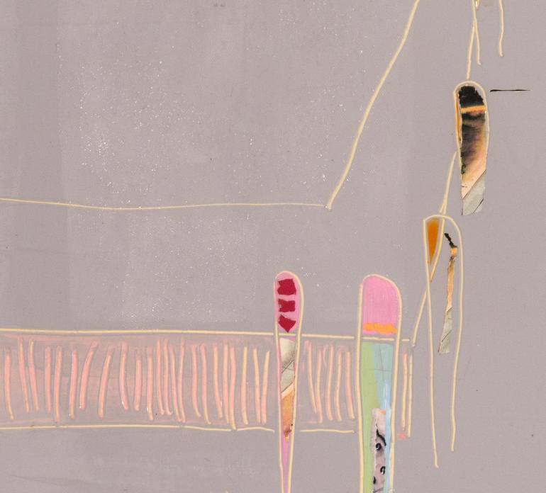 Original Abstract Architecture Painting by Gabriele Maurus